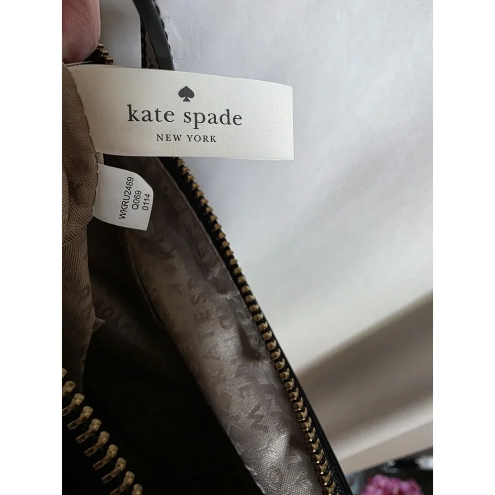 Kate Spade New York Women's Black Patent Leather Jeralyn Tote (Camellia 2014)